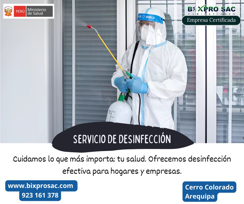 bixprosac's tweet photo. ¡Mantén tu hogar y negocio impecablemente limpios con nuestro servicio de desinfección! 😉👍
#desinfeccion #CuartoPoder #plage #bacterian #DinaBoluarte #bixpro #service #ServicioPúblico #Berrettini https://t.co/CiP4amh6S3