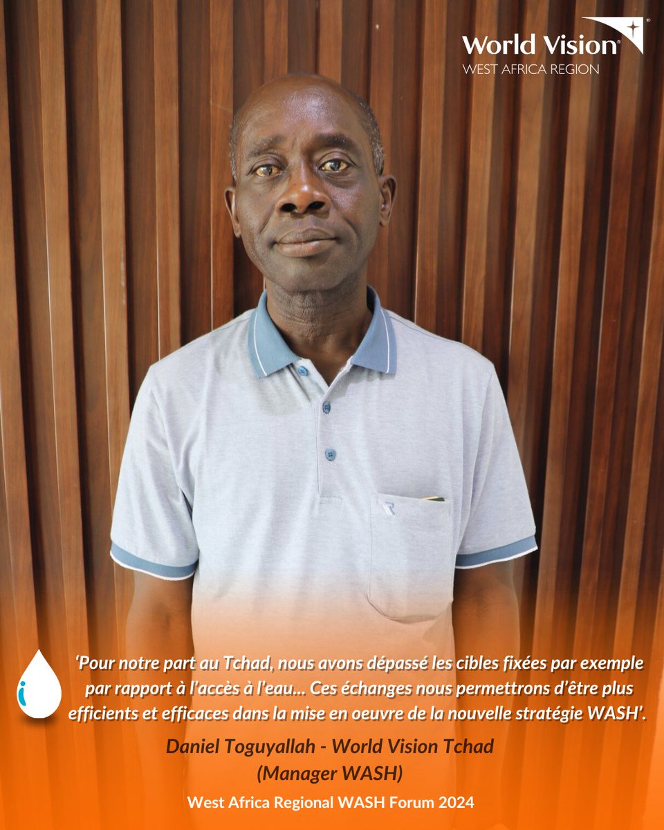 WorldVisionWARO's tweet photo. Une efficacité dans la mise en œuvre de la nouvelle stratégie Wash. - World Vision West Africa – WASH Forum
#WorldVision #WashForum #Vision #CleanWater
@WTchad31998 https://t.co/KJgRoqNphJ