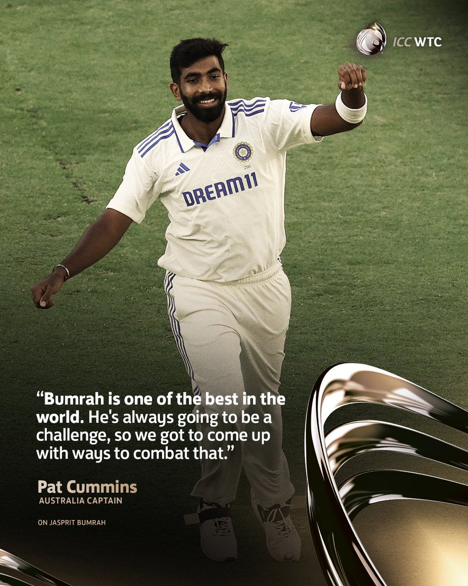 Game recognises game 👊

Pat Cummins analyses Australia's loss in the opening #AUSvIND Test ➡ bit.ly/3B1aNFJ

#WTC25