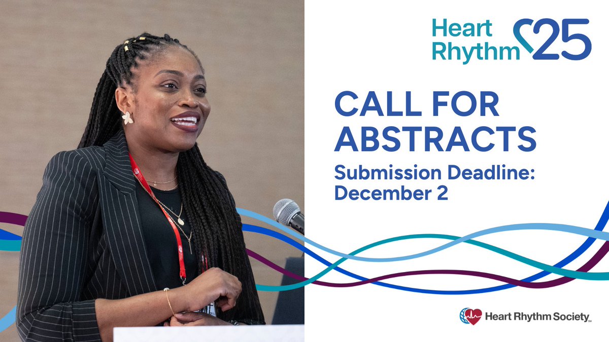 TIME IS RUNNING OUT! ⏳ Submit your abstracts for #HRS2025 by Dec 2, 2024!

Share your research on a global stage, lead key EP conversations, and unlock collaboration opportunities. Presenters get 50% off registration and publication in the #HRS2025 Abstract Catalog and