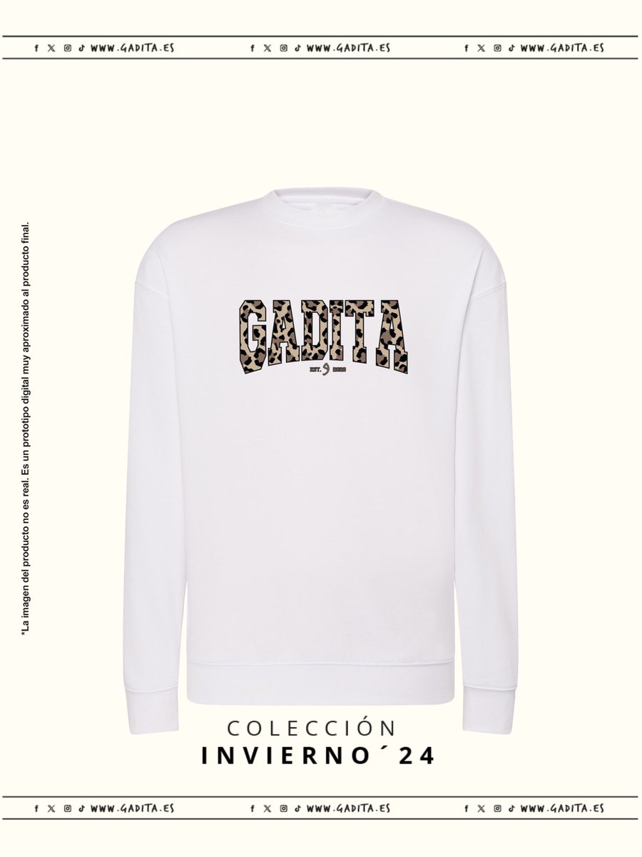 𝗚𝗔𝗗𝗜𝗧𝗔 / 𝗔𝗡𝗜𝗠𝗔𝗟 𝗣𝗥𝗜𝗡𝗧

Os mostramos la colección que más está arrasando. Disponible en sudaderas y camisetas.

¿Te vas a quedar sin ella? 😜👌🏼 

gadita.es
📍 C/ Beato Diego de Cádiz, 11.

#Cadiz #Casual #Gadita #Estreno #NuevaTemporada #Invierno