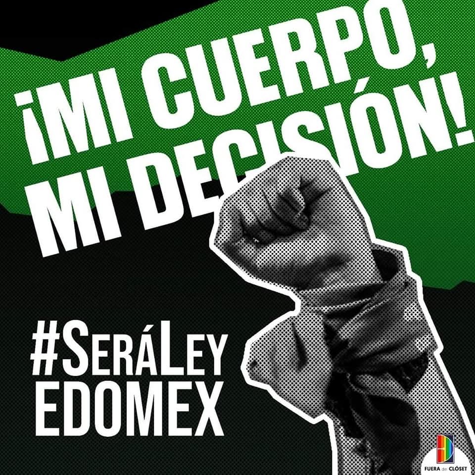 Hoy @Legismex votará la ley para despenalizar el aborto en #Edomex. 💚

¡No más excusas! 

Exigimos a todas las bancadas y la diputada independiente que voten a favor del derecho a decir a las mujeres y personas gestantes a decidir sobre su cuerpo.

#SeráLeyEdomex #AbortoLegalYa