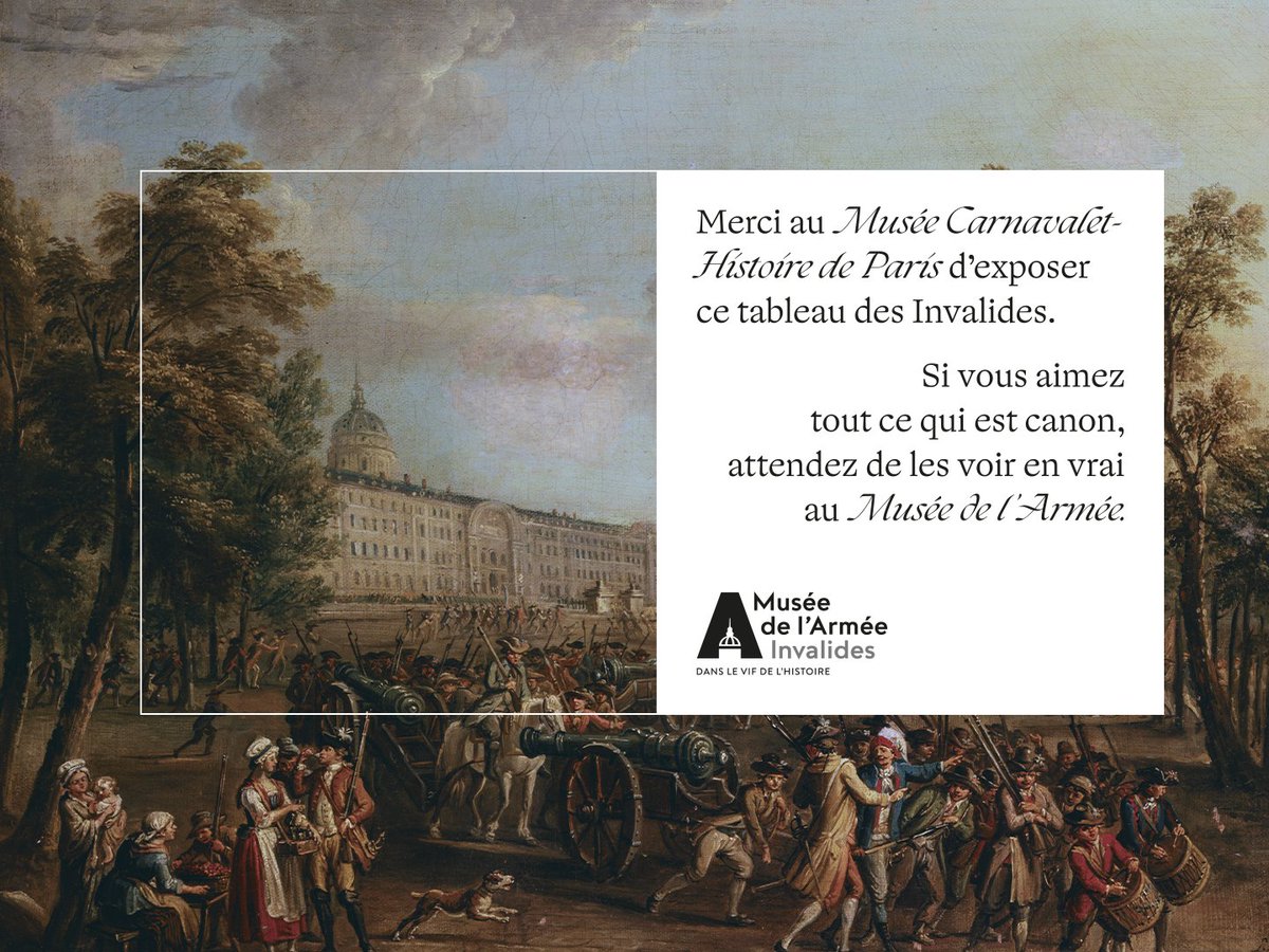 💣Plutôt canon ! <a href="/museecarnavalet/">Musée Carnavalet</a> 

#MuseeArmee #Invalides #musee