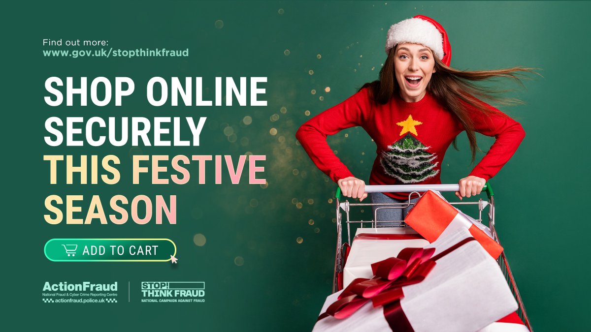 ⚠️Shoppers lost over £11.5 million to cyber criminals during last year's festive season.

✅Here are some top tips on how to shop online securely this festive season: orlo.uk/3LkVV

#FraudFreeXmas