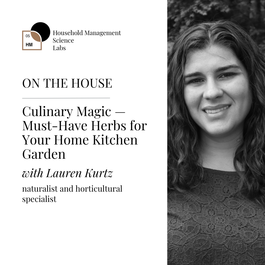 HMScienceLabs's tweet image. Get ready for a deep dive into the world of herbs! Horticulture expert and invasive species specialist Lauren Kurtz joins us on #OntheHouse podcast to share her wealth of knowledge. youtu.be/OSYnC9sbru0 
#LMSL #LifeManagementScienceLabs #HouseholdManagementScienceLabs #Podcast