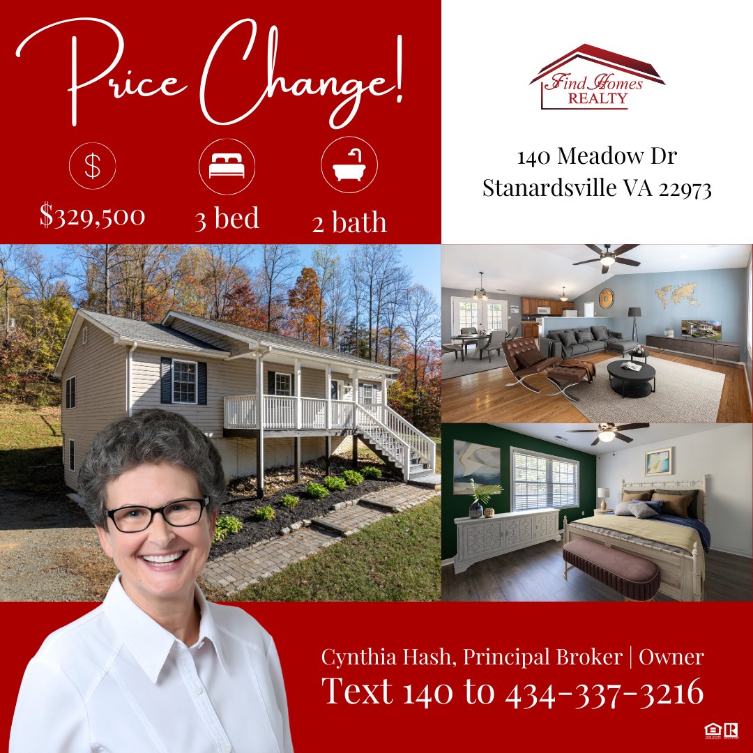 FindHomesRealty's tweet photo. 🎉 Price Just Dropped!

Enjoy life in a friendly lake community with this 3-bedroom home, updated heat pump (2024), and a spacious unfinished basement ready for your creative touch. 

Schedule a showing today! 💼✅
Learn more at: https://t.co/9NC8qwmV6s https://t.co/8m9BnB1uGm