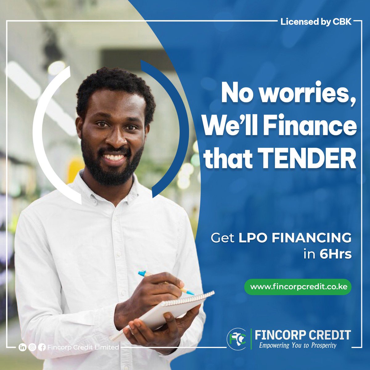 FinCorpCredit's tweet image. Won a tender? Worry no more. Access working capital within 6hrs. #LPOfinancing  #tenders #fincorpcredit