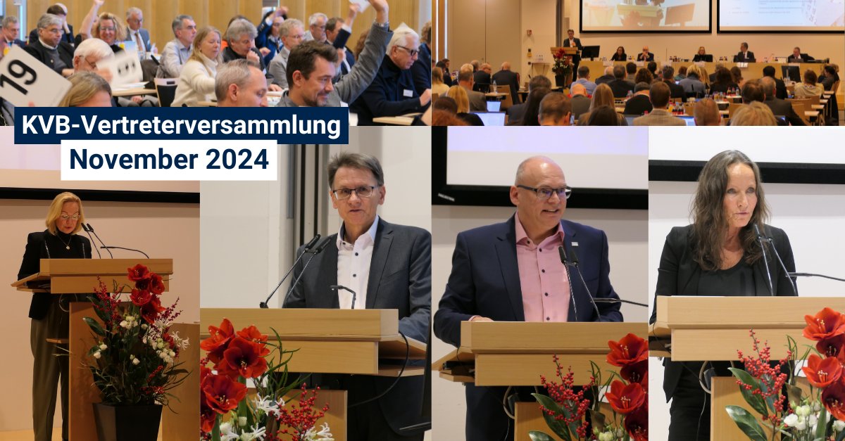 Die Zukunft der ambulanten Versorgung war letzten Freitag Thema bei der Vertreterversammlung der KVB. Neben der digitalen Transformation und der Einführung der „ePA für alle“ stand unter anderem die Herausforderung von Gewalt in bayerischen Praxen im Fokus:kvb.de/ueber-uns/pres…