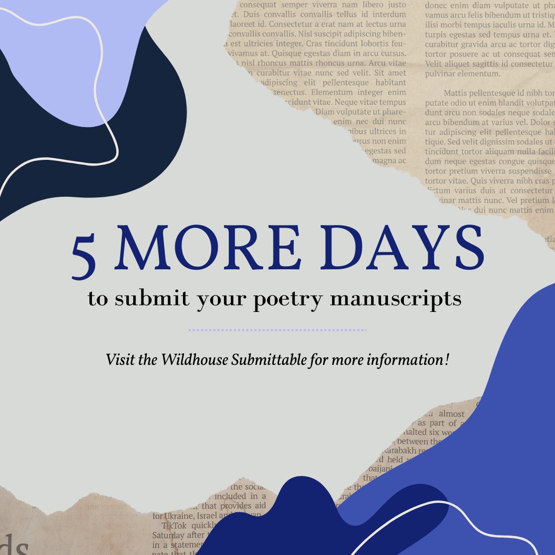 Poetry manuscript submissions close on November 30! #callforsubmissions #poetry #poets 
wildhousepublishing.com/submissions/