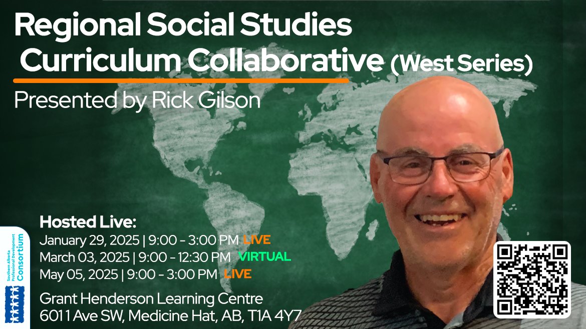 sapdc_info's tweet image. Discover fresh approaches to Social Studies curriculum planning in 2025. Dr. Rick Gilson leads this hands-on series, giving you practical tools to pilot the new curriculum effectively!   

Learn more/Register at: sapdc.ca/program/13310
#SocialStudies #AltaCurriculum #SAPDC