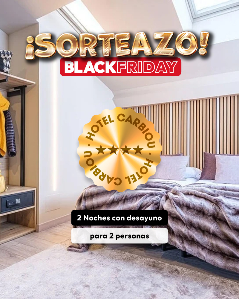 🎉 S O R T E A Z O 🎉 Este Black Friday gana tu próxima escapada a Andorra 😍 👉 cutt.ly/BBLL_SorteoBla…

GANA 2 Noches con desayunos en el Hotel Caribou, situado en el Pas de la Casa, Andorra ✨

¿Qué tienes que hacer para 𝗣𝗔𝗥𝗧𝗜𝗖𝗜𝗣𝗔𝗥 y GANAR?⁠ 🎁

💚 Dale like a esta