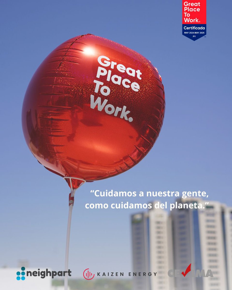 Este logro refleja nuestro compromiso con un ambiente de trabajo que inspira, apoya y motiva a cada miembro de nuestro equipo.✨🫶🏻

¡Gracias a todos los que forman parte de este gran equipo! ✨🙌🏻

#CompromisoSostenible #KaizenEnergy #NICGroup #Gptw