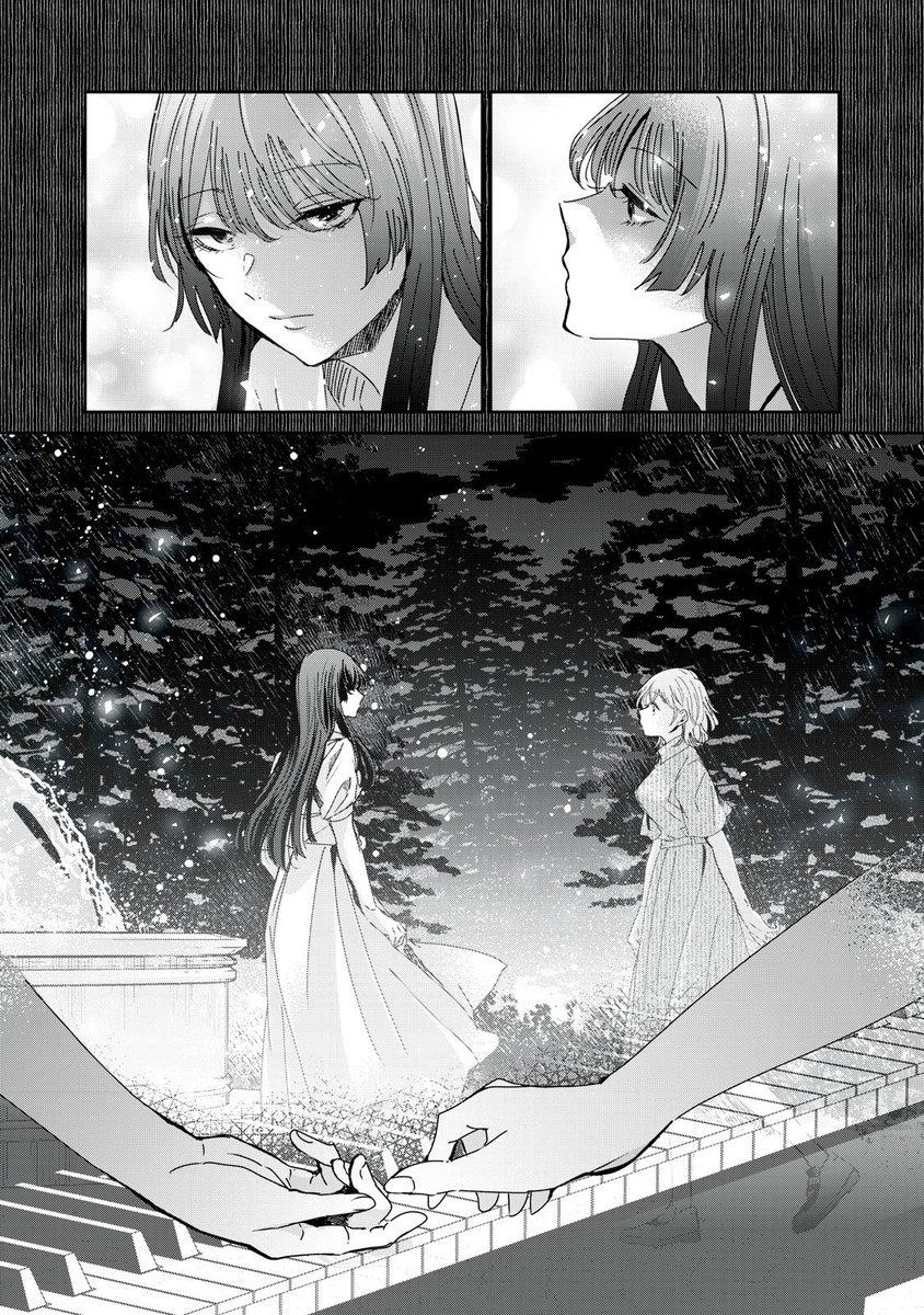 Trying really hard to avoid knee jerk reactions and recency bias but “The Moon on a Rainy Night” is making a very strong push for my second favorite yuri ever.

Constantly blown away by the art, the characters, the writing, the interactions, the HoH representation. It’s sublime.