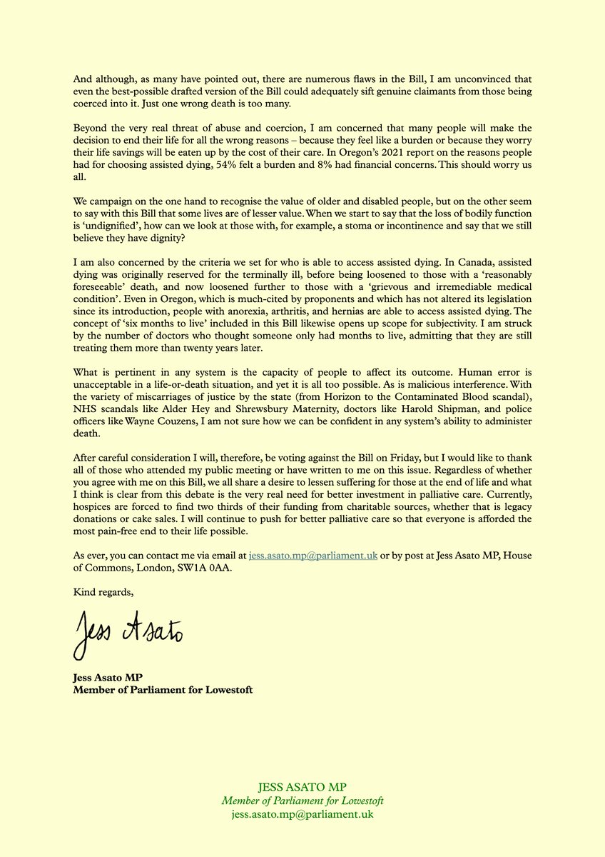 Jess Asato MP tweet media