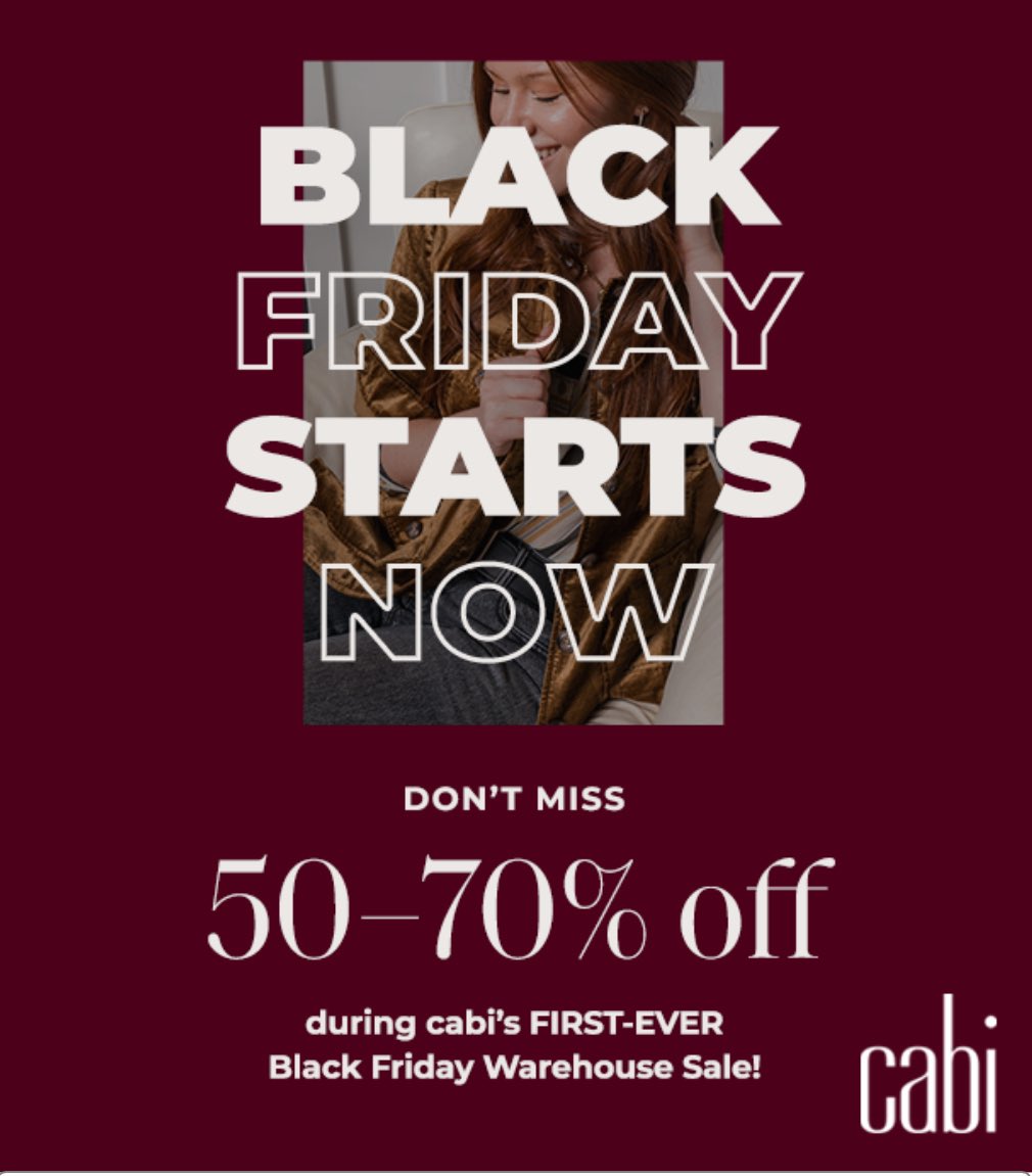 askcarolynd's tweet photo. 🎉 The Cabi Warehouse Sale is LIVE! 🎉
From now until December 2nd, take advantage of amazing savings on past collections, paired perfectly with the stunning Fall’24 collection.Use my personal link for exclusive savings ➡️ https://t.co/Y4B4Fr30Lo
Share link with Friends! https://t.co/Eq9P2PEalE
