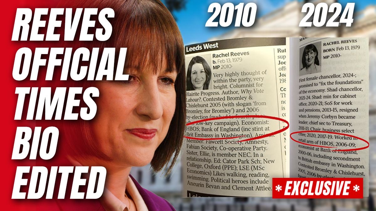 Rachel Reeves has now updated her official bio to reflect her years of working in customer service, instead of the lie she’d told her voters for years.

Compulsive liars and charlatans, the lot of them.

Via <a href="/GuidoFawkes/">Guido Fawkes</a>