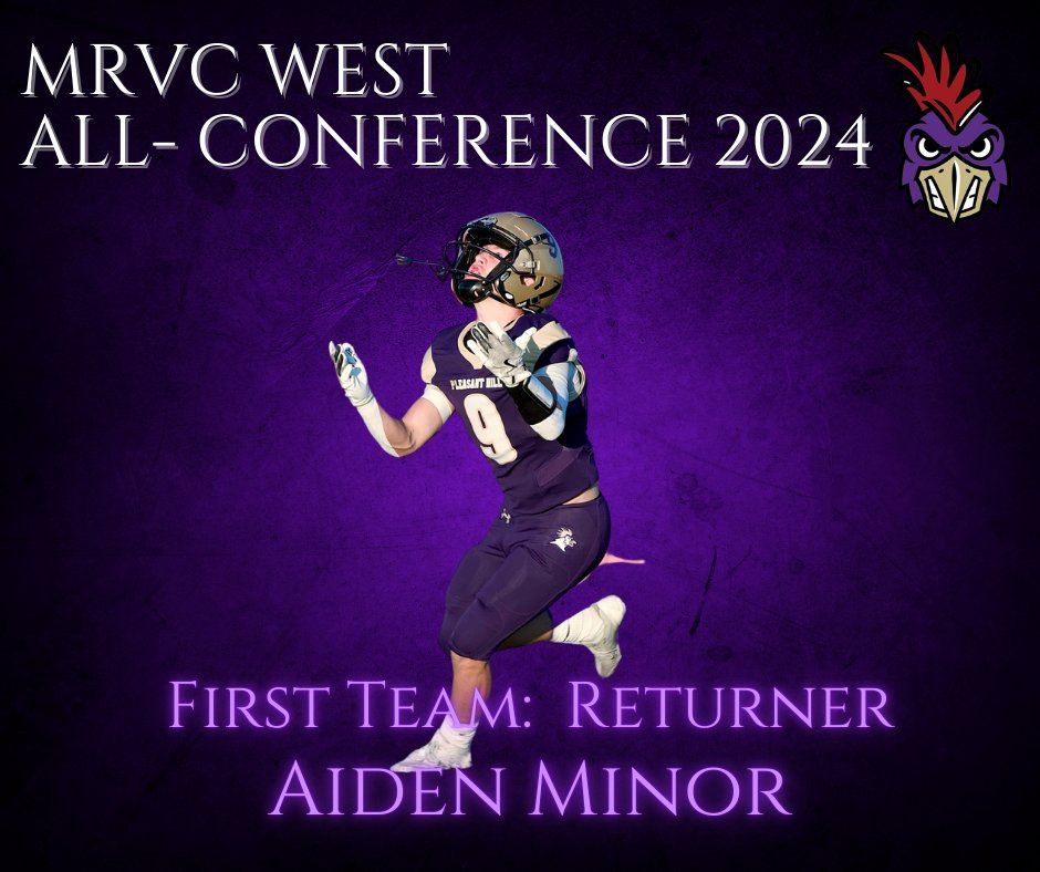 footballrooster's tweet photo. MRVC All-Conference 1st Team Returner:  Aiden Minor @Aiden_Minorr https://t.co/NAQ5wSV3Ar