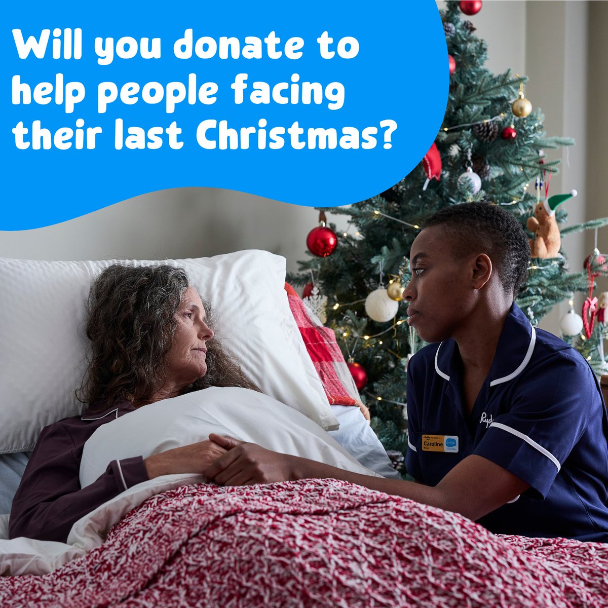 Sue_Ryder's tweet photo. Right now, without the specialist support they need, people at the end of their life face spending this Christmas alone and in pain.

Your donation could help our teams provide expert care for patients and their families. 

Please give a gift today: https://t.co/P5HxGDyN6d https://t.co/b6SIsL7oJv
