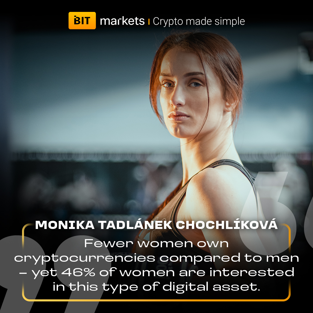 bitmarkets_'s tweet photo. In sports, preparation is key – just ask Monika Chochlíková 🥊. The same applies to crypto: while 11% of women own crypto, 46% want to learn, and 54% would start with pro-education. 💡 Train your mind like a fighter! Discover more at https://t.co/gY8c7l2TWQ. 📖✨ https://t.co/VH2eXFGa1w