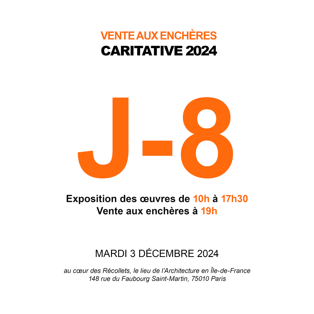 Archiurgent's tweet photo. J-8

Exposition des œuvres de 10h à 17h30
Vente aux enchères à 19h

-----

D-8

Exhibition of artworks: 10:00 AM to 5:30 PM
Auction: 7:00 PM

Communiqué de presse: https://t.co/PYDd7ujZof https://t.co/5pzlgGeZgQ