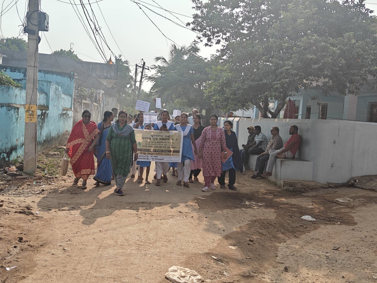 nandamonalipsa's tweet photo. Breathe Easy, Live Healthy – Say No to Tobacco#tobacofreecampaign#Rally#oathtaking#poster@MendrajpurAAM https://t.co/4Q9ObE6HMJ