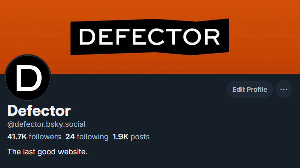 Defector tweet media