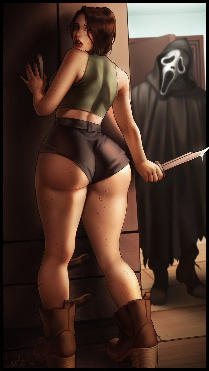 ArsenicMater's tweet photo. Full body commission of Sidney Prescott for @/YourHostNick 💗

I really appreciate your patience and kindness. I had a lot of fun painting this commission!!!

Thank you so much for your trust!

#commissonsopen #artistontwittter https://t.co/XqKumchJkp