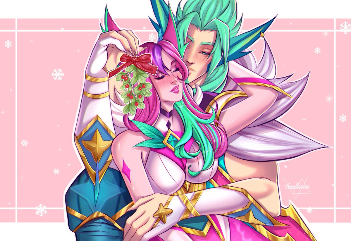 anathema22's tweet photo. Xayah and Rakan 
 ❄️💗❄️ 

#LeagueOfLegends  #LeagueOfLegendsFanArt https://t.co/wxZJN1bITP