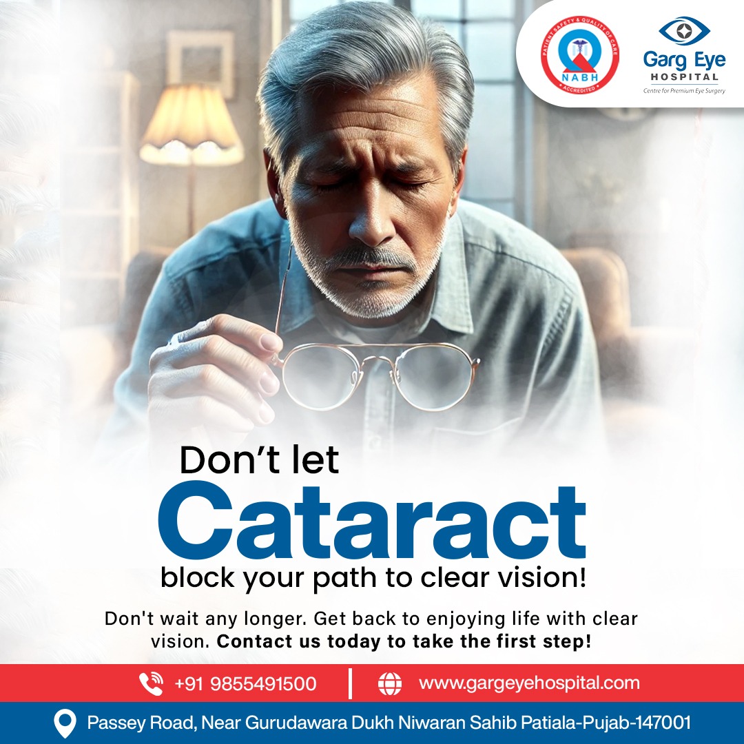 GEHPatiala's tweet photo. Life is full of beautiful moments, and cataracts shouldn’t keep you from enjoying them.
Don't let another day pass with blurry vision—contact us today.
Visit: https://t.co/KjMmf1MnJQ
#GargEyeHospital #GargEyeHospitalPatiala #Cataract #CataractTreatment #CataractSolution https://t.co/kkFxW1sJeW