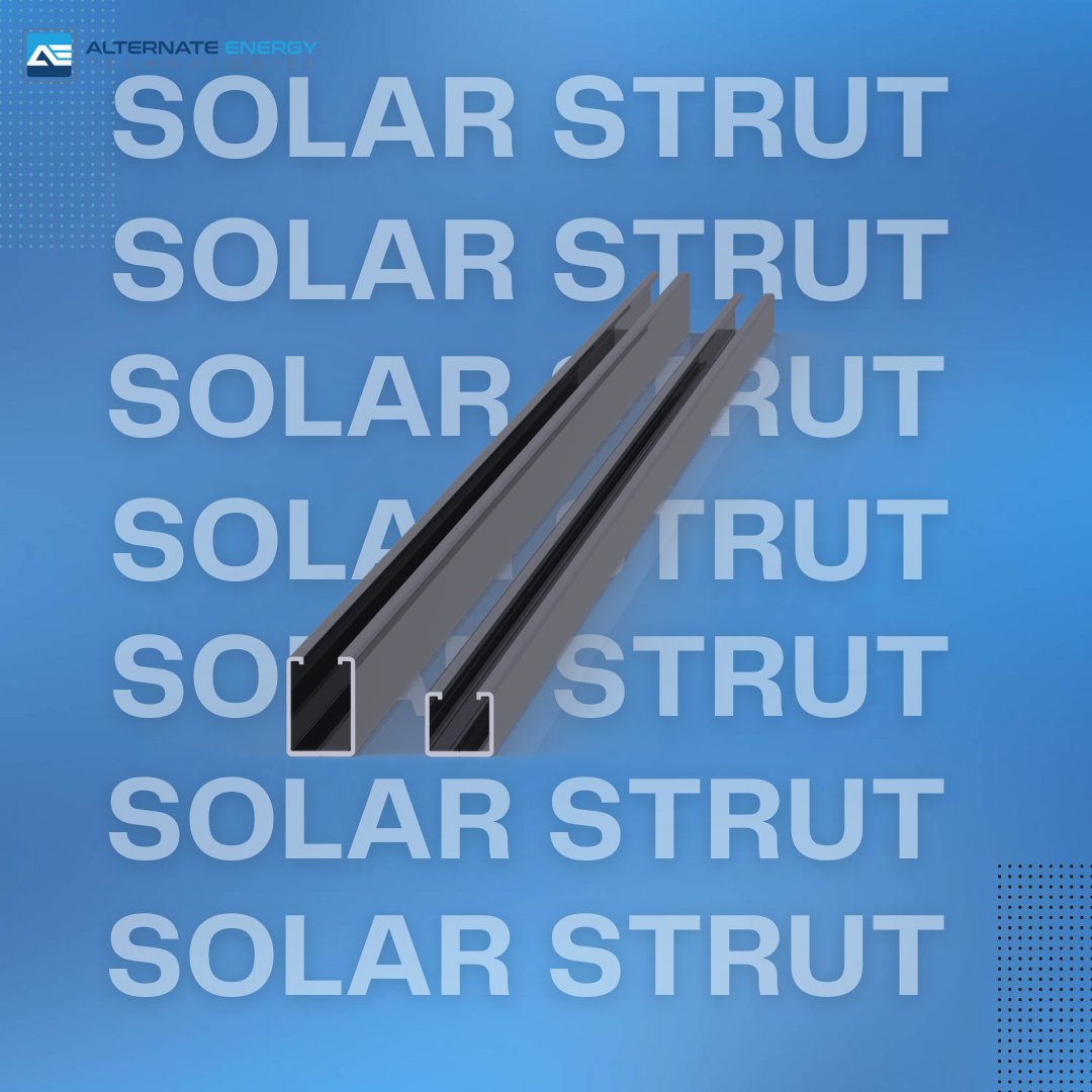AET_Solar's tweet photo. Solar Strut is live! Versatile, durable mounting solution for flat plate collectors. Available up to 27 feet, with multiple finishes and sizes. Built for lasting performance in all conditions. #SolarMounting #AET https://t.co/WCP1HWQDyG