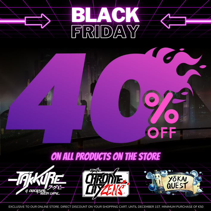ramperdesign's tweet photo. Black Friday is Here!

Take advantage of incredible deals on our online store until December 1st:
https://t.co/1DYHcH5XqY

Don’t miss this opportunity to complete your collection or dive into our cyberpunk rugby game! 😉 https://t.co/QLN9YWMtXv