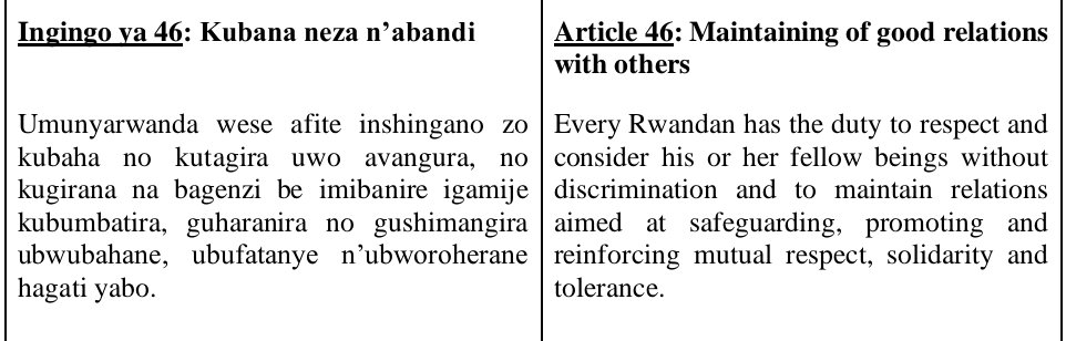 TalkLawRw's tweet photo. #WariUziKo
1. Habaho #INGWE ibana n'#IHENE
2. Habaho #INJANGWE ibana n'#IMBEBA
Ariko ikibabaje hari ibyo bamwe mu #BANYARWANDA bandika hano byuzuyemo urwango bafitiye abandi #BANYARWANDA ukumurwa
SOMA IZI NGINGO WUMVE UKUNTU BENE ABO BAKWIRIYE KWIGAYA
#RwoT #RwoX #Rwanda https://t.co/XEch4gPBHB