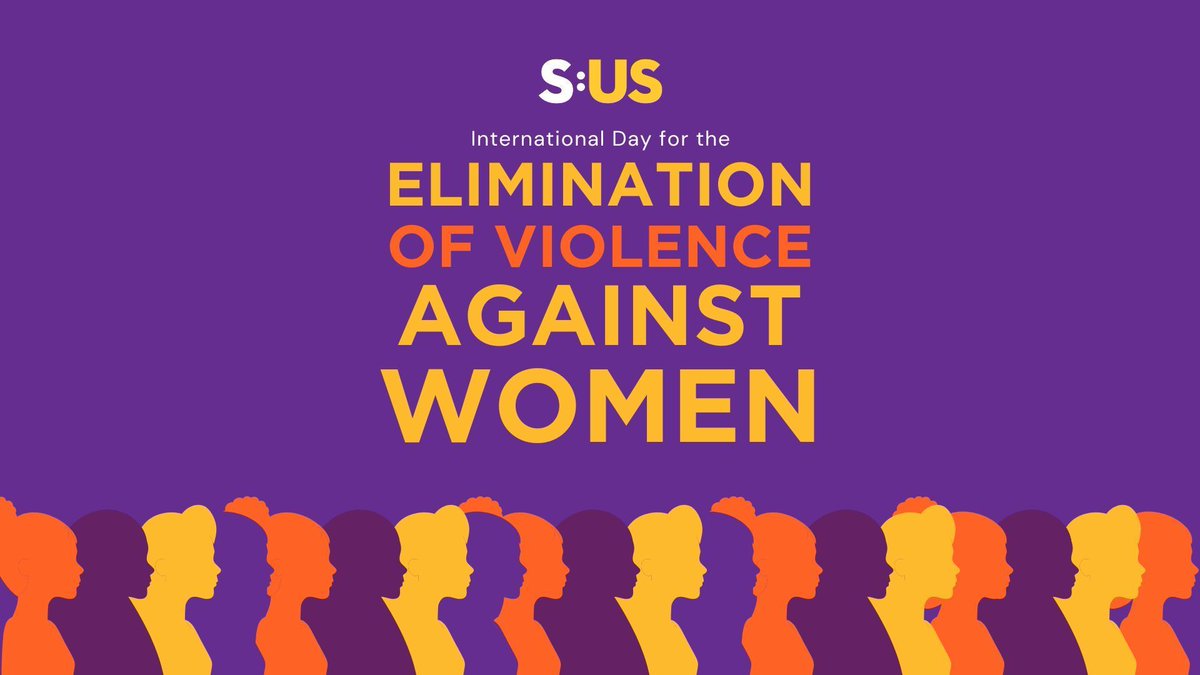 sus_org's tweet image. Today is the International Day for the Elimination of Violence Against Women (#IDEVAW). We believe in empowering women and creating safe spaces where they can heal, grow, and thrive. S:US stands united in the global effort to #EndViolenceAgainstWomen.
