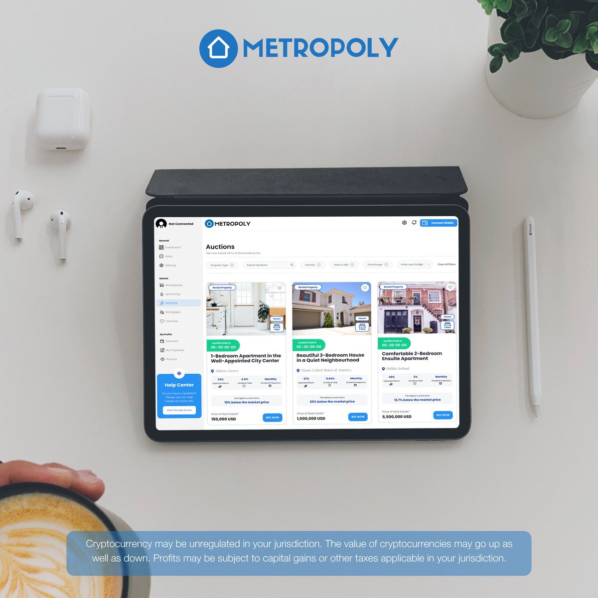 Take control of your real estate investments!

With Metropoly’s auction platform, you can bid on exclusive properties effortlessly.

Start exploring today: metropoly.io 

#metro #metropoly #cryptocurrency #bitcoin #blockchain #btc #crypto #ethereum #realestate #house