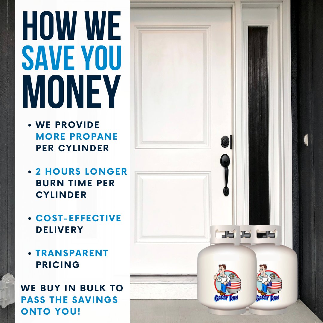 GassyDan's tweet photo. Get the best propane prices in town! 🌟 Enjoy 12% more fuel with our 17 lb. cylinders, plus savings from our bulk buying. Reliable delivery and longer burn time mean more value for you! #PropaneSavings #WesternPropane https://t.co/cLQ6K52izi