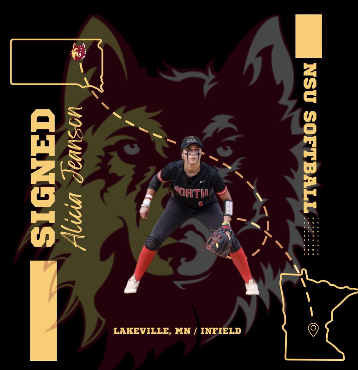 𝓢𝓲𝓰𝓷𝓮𝓭 ✍🏼 

Welcome to the pack Alicia! 🐺 

#GoWolves #WolvesCountry