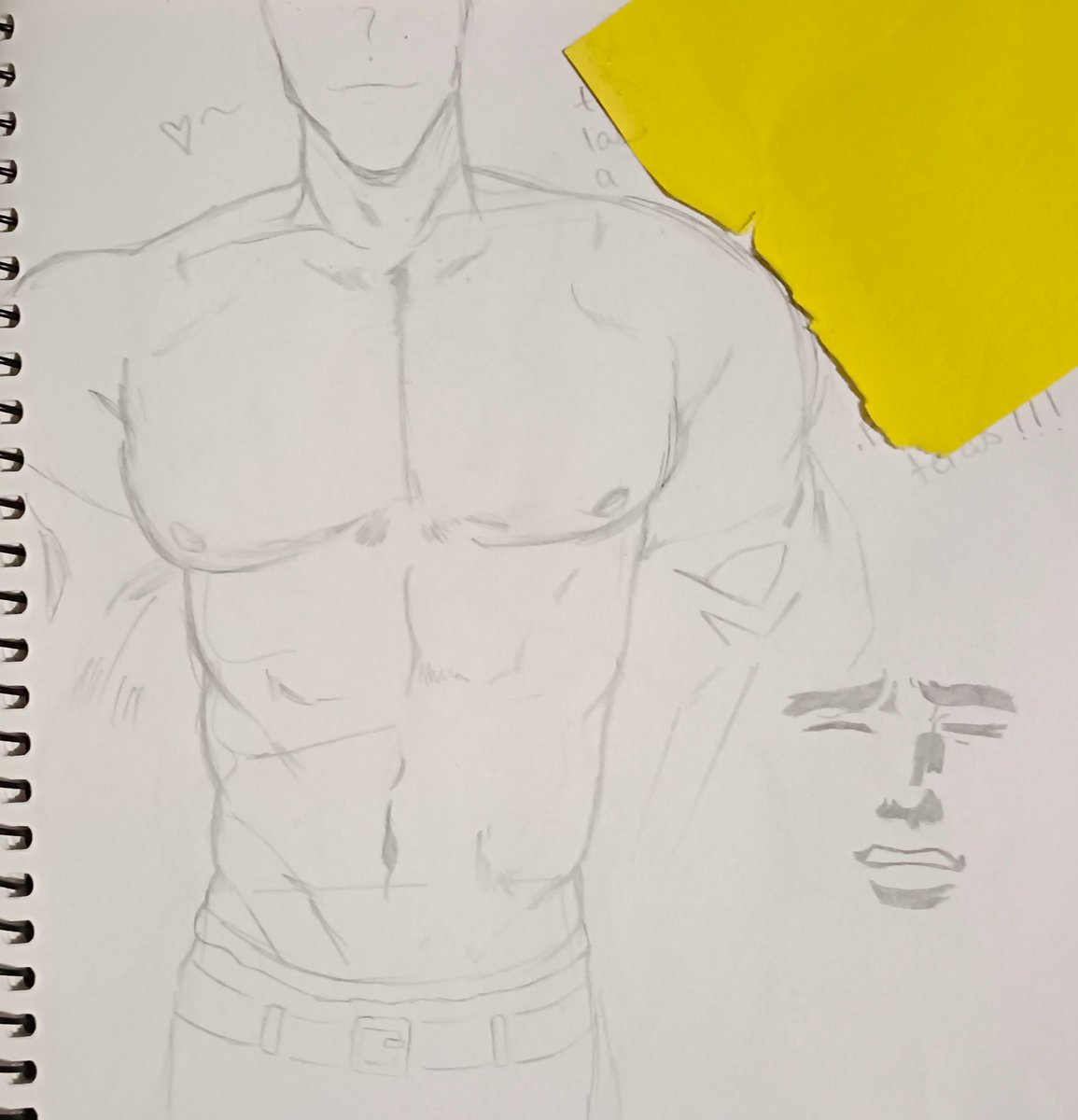 Seleepray's tweet photo. mi primer intento de dibujar un cuerpo masculino https://t.co/grAmhk9QVG