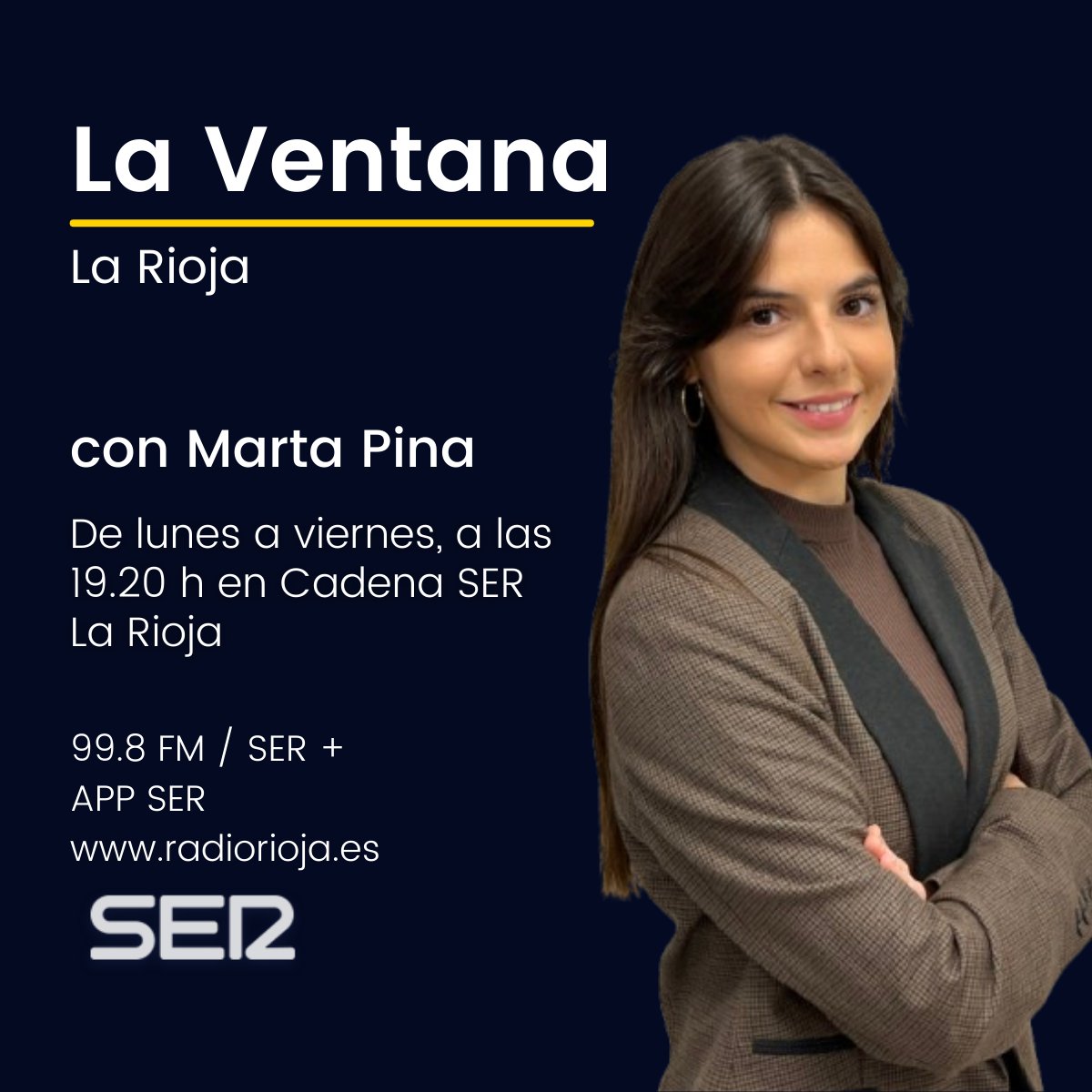 RadioRioja's tweet photo. 📻 Hoy en #LaVentanadeLaRioja por el #25N conocemos el proyecto HER de unas estudiantes riojanas que les ha llevado hasta Silicon Valley: 

🎙️ Carlos Lorente, profesor del colegio @ciamarialog
🎙️ Erika Jiménez, una de las tres alumnas del proyecto https://t.co/CmEEjb0J9d