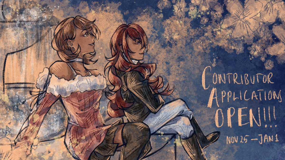 💐 CONTRIBUTOR APPLICATIONS OPEN!💐

The winter blooms are just around the corner, and Oath of Blossoms: A YukaMitsu Zine has just opened contributor applications! For all who are interested, be sure to apply before January 1 11:59PST! 

Links below! 🌸