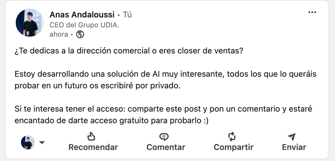 Anas Andaloussi 🍥 (@anasandaloussii) on Twitter photo escribeme por linkedin si quieres esta app gratis escribeme por linkedin si quieres esta app gratis