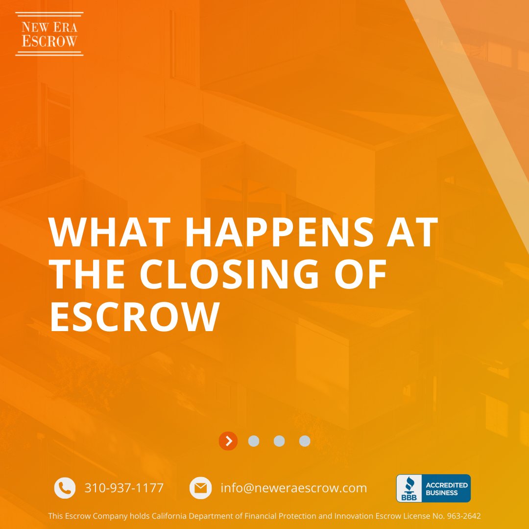 neweraescrow_'s tweet image. What really happens at escrow closing? 🤔 Final reviews, fund transfers, and title handovers!

Get the full scoop now by visiting us at neweraescrow.com 🔑 #Escrow101 #HomeBuyerTips #RealEstateMadeEasy

#neweraescrow #realestate #premiumexperience #minorityowned