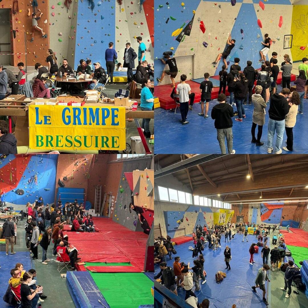 JeanMarieFIEVET's tweet image. 🧗‍♂️ Compétition d’escalade à Bressuire 🧗‍♀️

Ce dimanche, j’ai eu le plaisir d’assister au championnat départemental de Bloc à Bressuire, organisé par Le Grimpe. 

🏆 Un grand bravo aux 76 participants pour leurs performances. 👏

#DeuxSèvres #Escalade #Sports