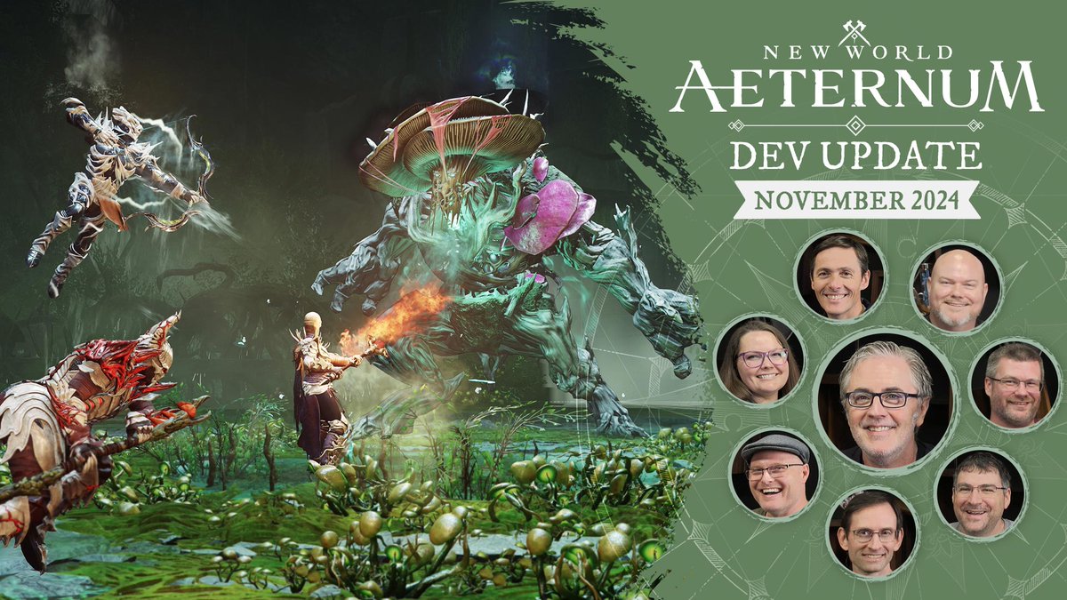 It's the first post-launch New World: Aeternum Dev Update!

Learn about the Living Roadmap and Season 7 details 👀

Watch here: bit.ly/413QQbY