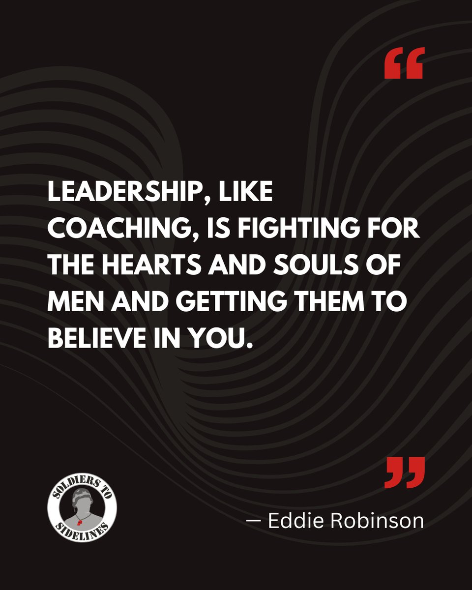 Your military leadership experience uniquely positions you to inspire and motivate young athletes.

#MotivationalMonday #LifelongLearning #EarnYourWhistle #SoldiersToSidelines