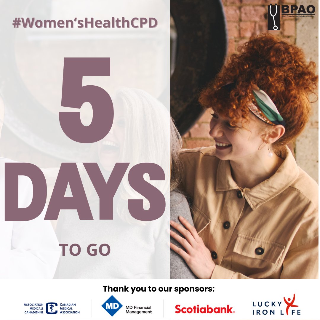 The countdown is on! Just 5 days to go until the Women’s Health CPD this Saturday, Nov 30.

We can’t wait to host a day of insightful sessions, networking, and CPD credits—dedicated to advancing knowledge and improving healthcare for women.

#WomensHealthCPD #BPAO #WomensHealth