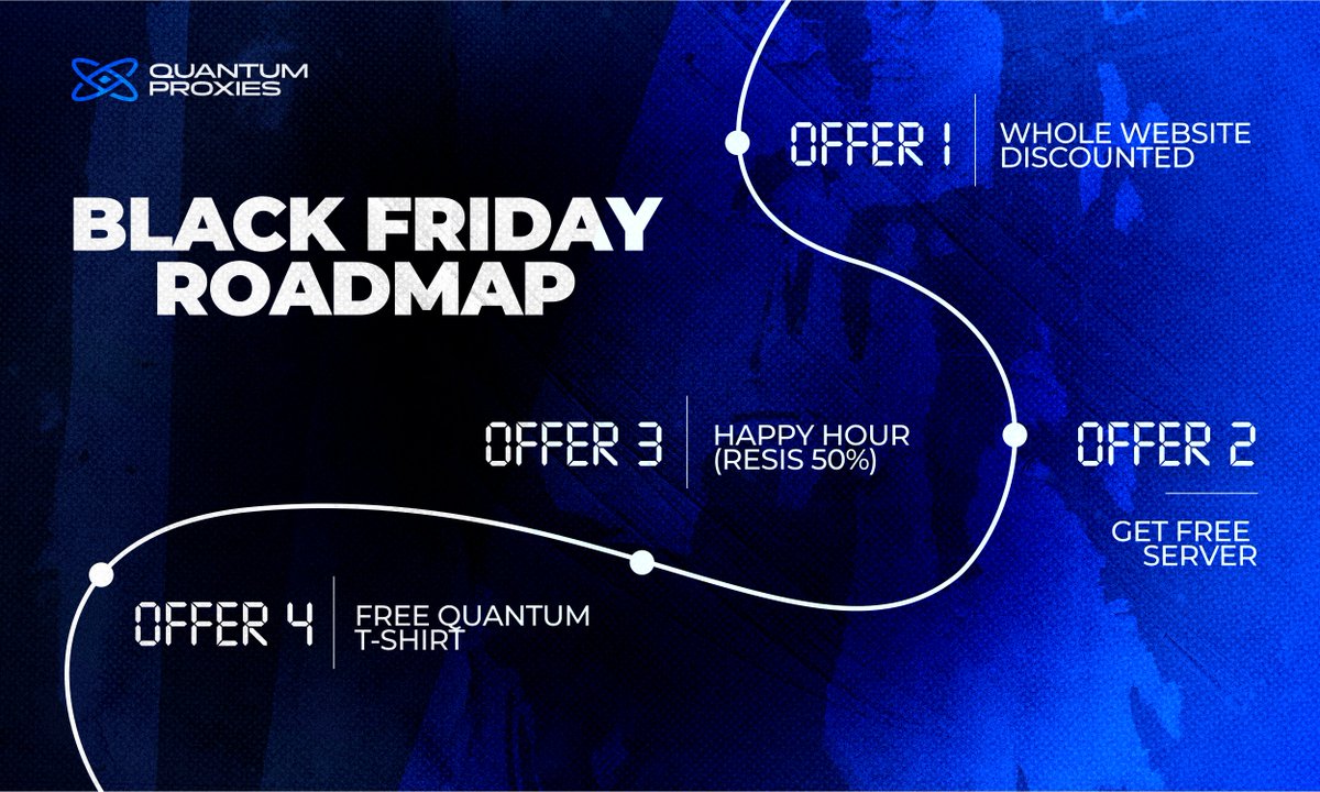 🌌 Quantum Proxies' Black Friday is Here! 

🛒 Don't miss out – Early acess already went live in the past days , stock is flying.

discord.gg/hs2NnBBp