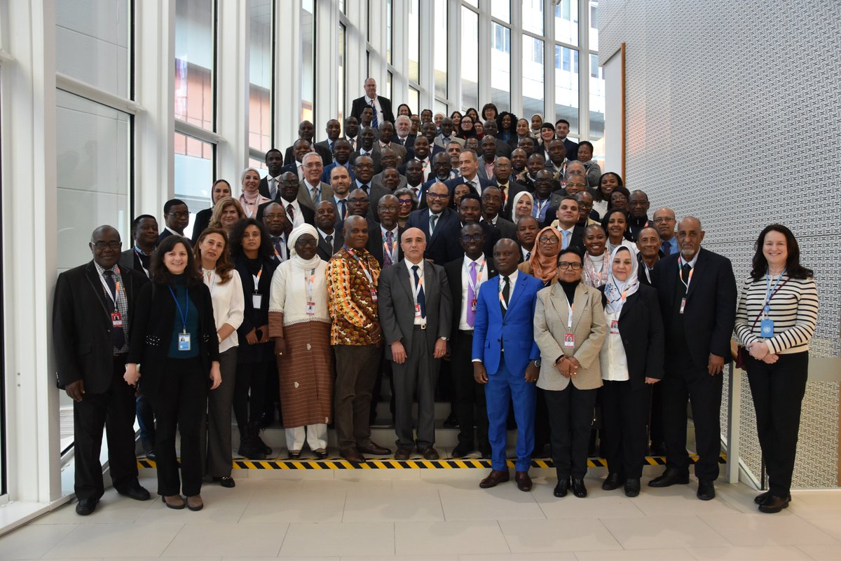 IAEATC's tweet image. Ahead of the #IAEAMinisterial Conference, @iaeaorg Director General Rafael Grossi welcomed more than 160 National Liaison Officers from 122 countries to the Agency’s Vienna HQ, where they met in regional groups to discuss the technical cooperation programme and its impact