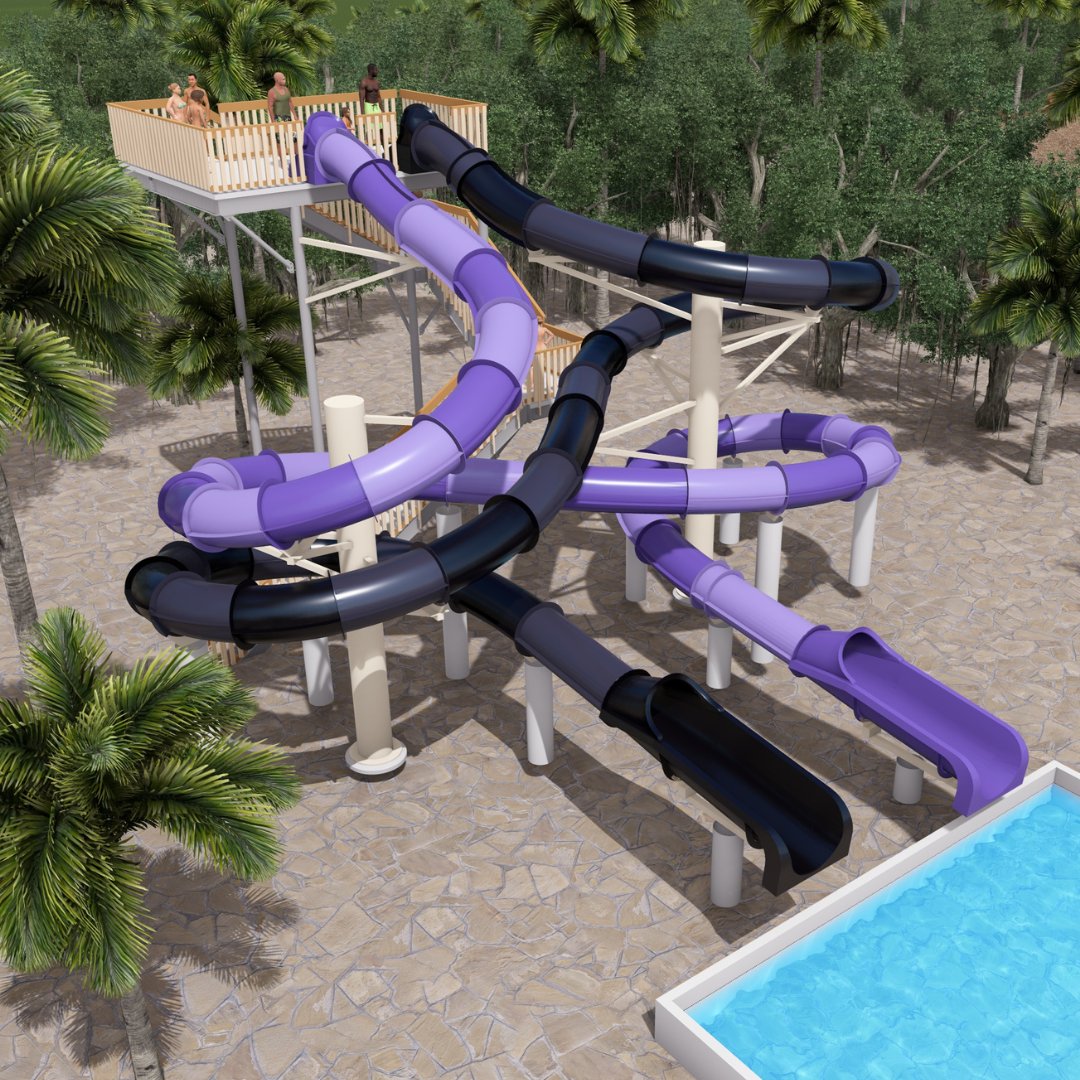 coasterchitchat's tweet photo. Prepare to plunge into a new pirate-themed adventure: Shipwreck Chutes, arriving at @FunPlexOmaha in 2025! This pair of twisted body slides ends with a thrilling plunge that’s sure to make a splash.
📸 Fun-Plex
🔗https://t.co/cMexlkU7Gw
#funplexomaha #coasterchitchat #omaha https://t.co/zoroChTOe2