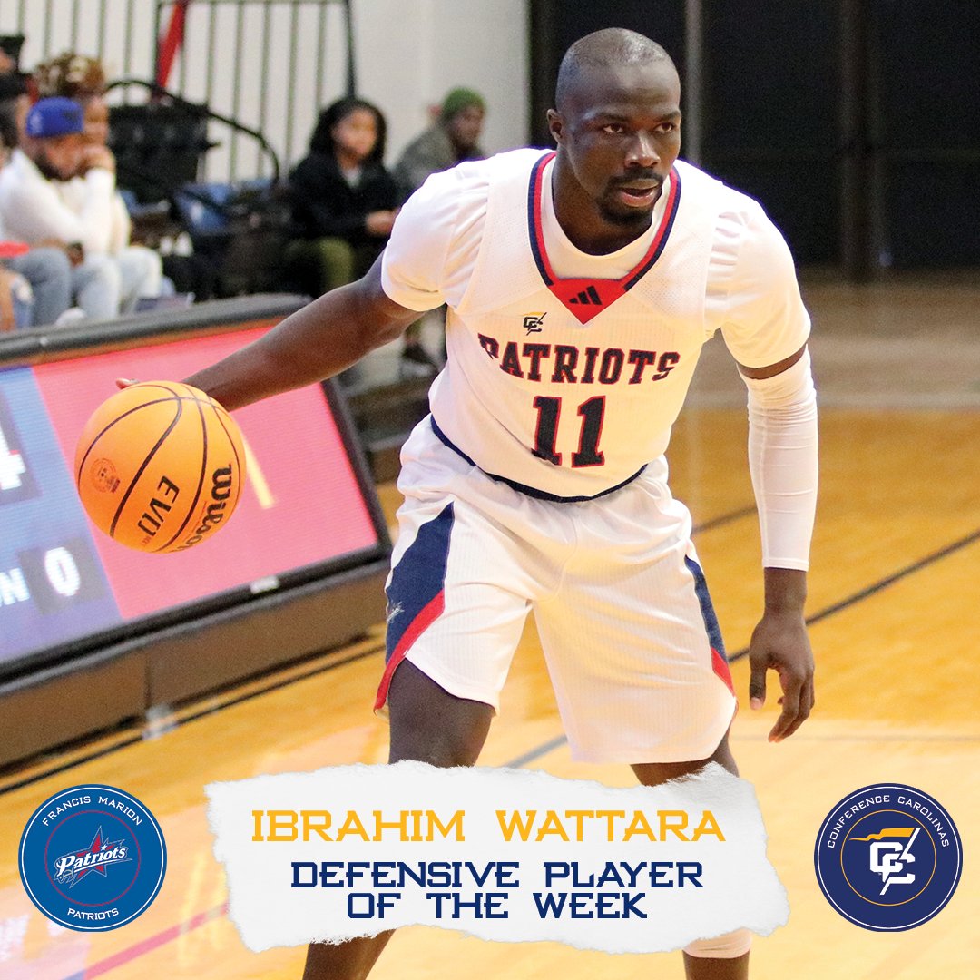 The week 3️⃣ Conference Carolinas men's 🏀 weekly award winners are Mikhail Pocknett of @kingathletics and Ibrahim Wattara of @fmusports!

Learn more at ConferenceCarolinas.com/AthleteAwards

#LeadingTheWay