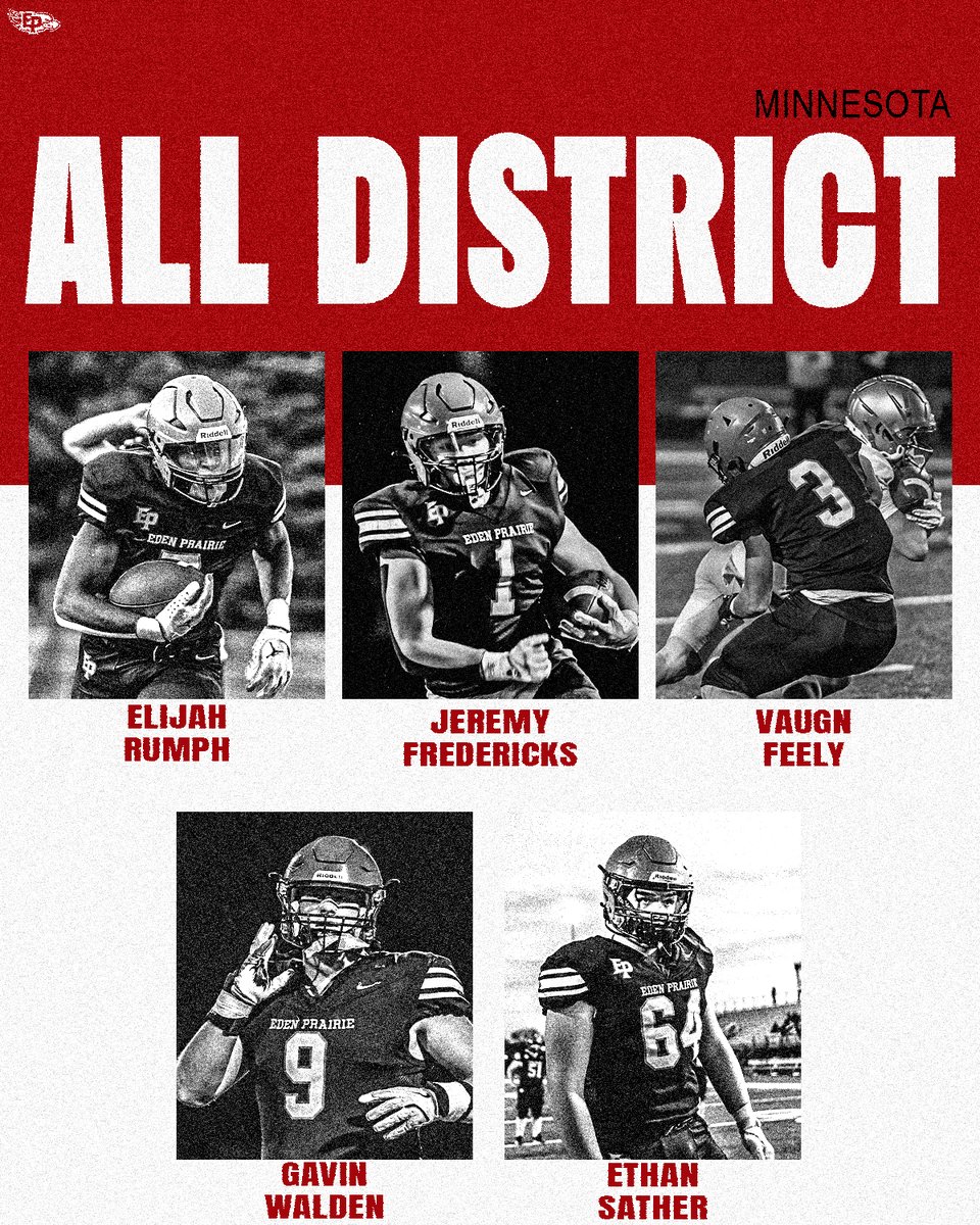 Congratulations to <a href="/ElijahRumph7/">Elijah Rumph</a>, <a href="/Jeremy_Fred_/">Jeremy Fredericks</a>, <a href="/VaugnF12/">Vaugn Feely</a>, <a href="/Gavin_Walden_/">Gavin Walden</a>, and <a href="/EthanSather3/">Ethan Sather 2026</a> for being named first team all District in the West Metro District for class 6A!